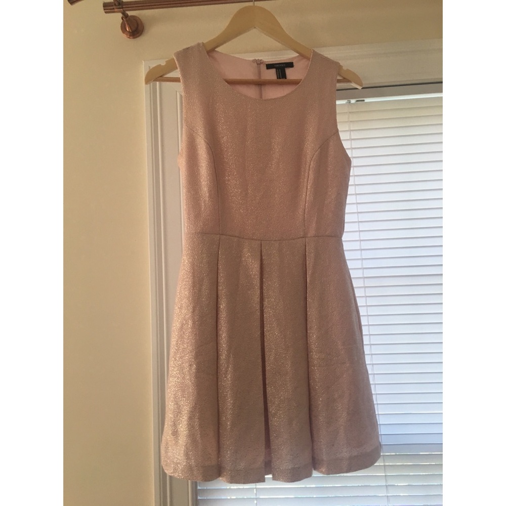 NWOT Forever21 Blush Shimmer Dress